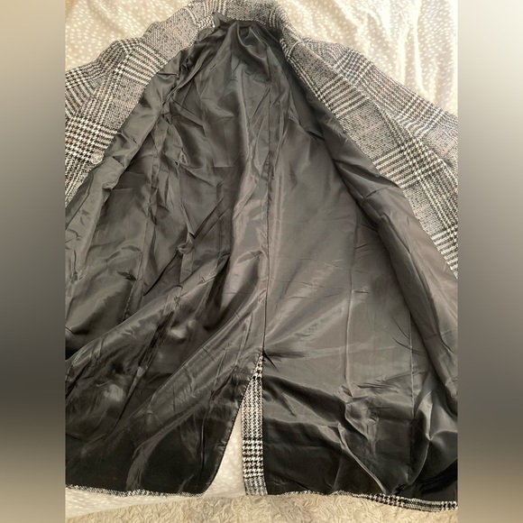 Long plaid coat - Picture 4 of 6